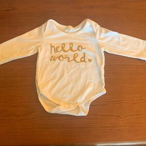 Long sleeve onesie